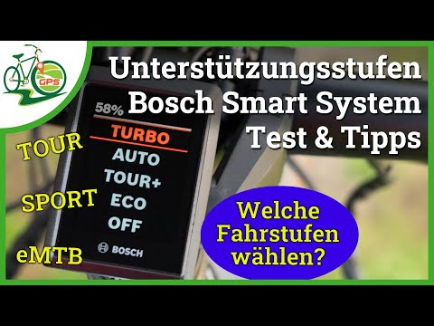 Bosch Fahrstufen 🚴 ECO TOUR+ eMTB 🚵 TURBO 🔋 Ausführlicher Test 📋 Welchen Modus nutzen?